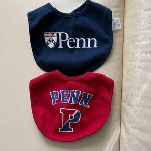 Kids UPenn Bib Set - Navy and Red